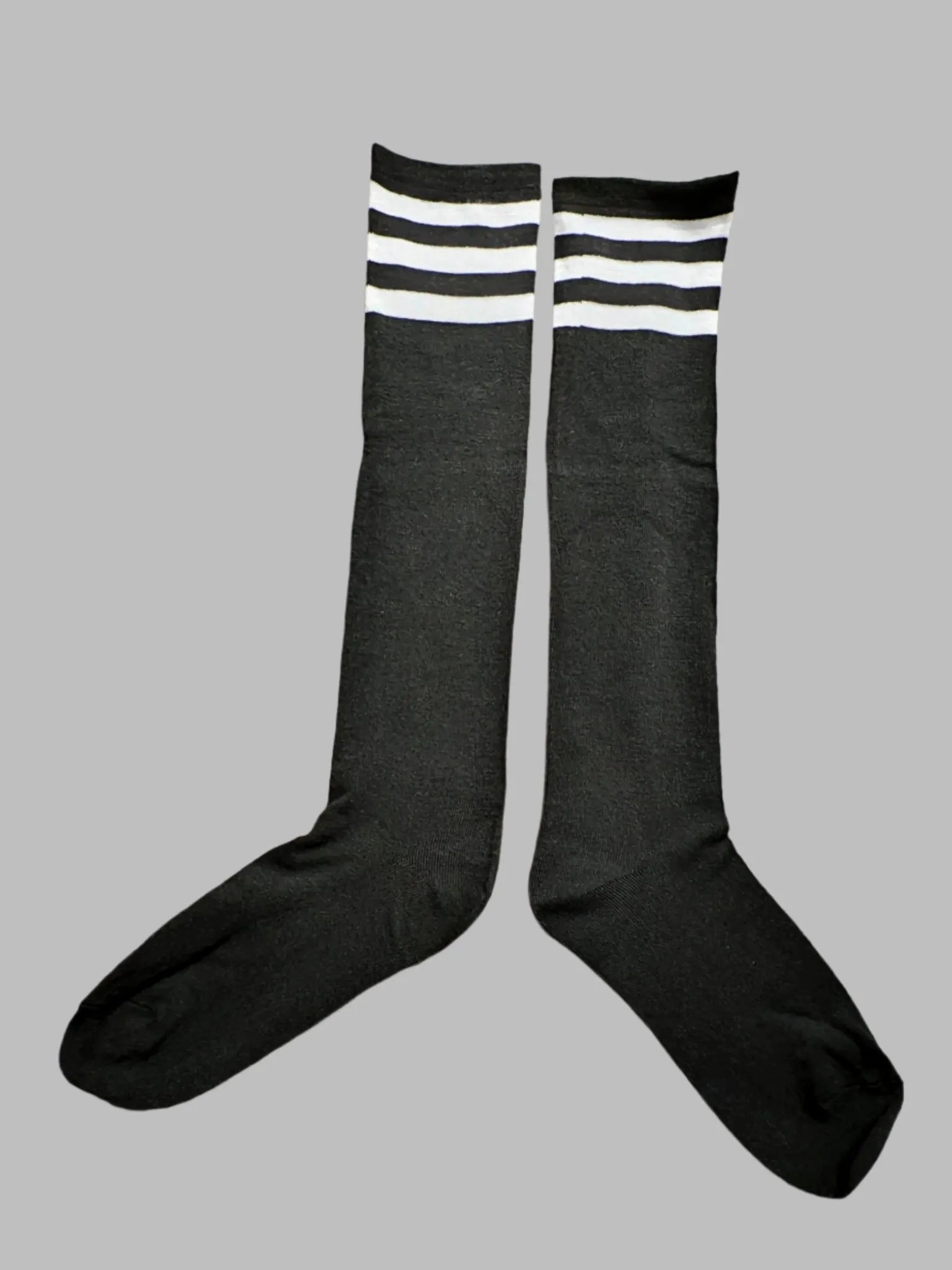 Long Socks. Black + White Stripes - Maskulo - MSC118-YX - Maskulo EU Global Online Store