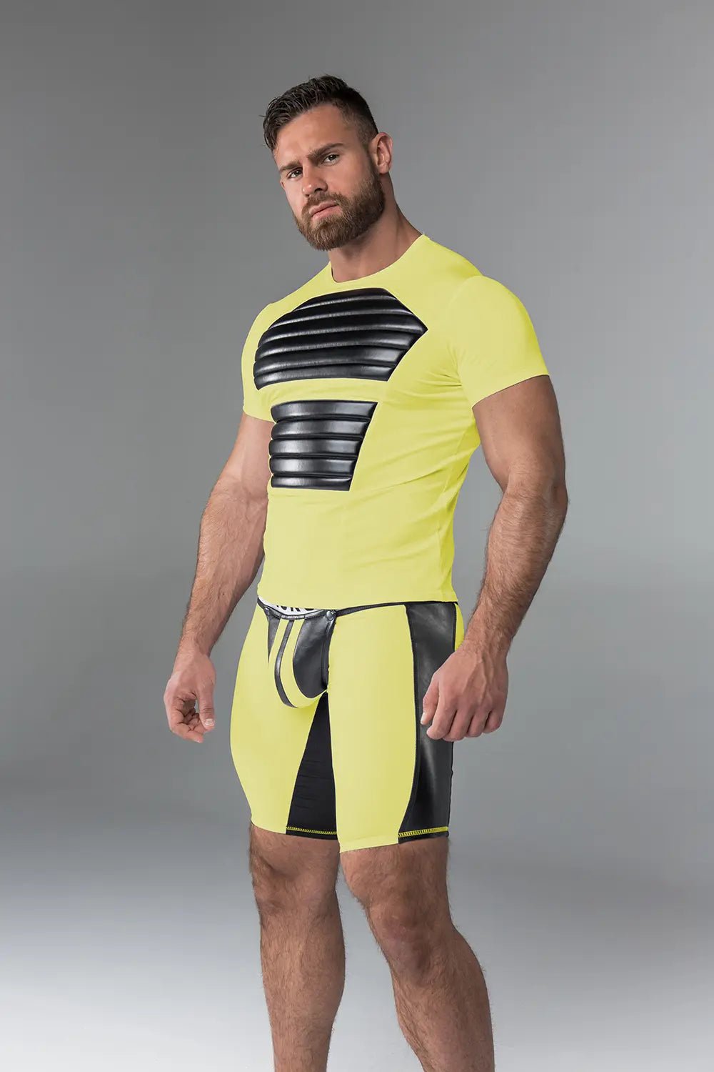 Armored. T-Shirt. Front Pads - Maskulo - MTS106-Y1 - Maskulo EU Global Online Store