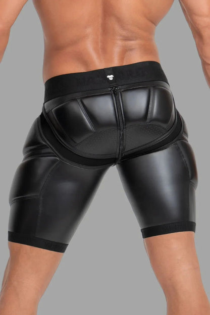 Black "Big Bulge" Cycling Shorts by Maskulo (MSH111-Y3). Large size (L) men&