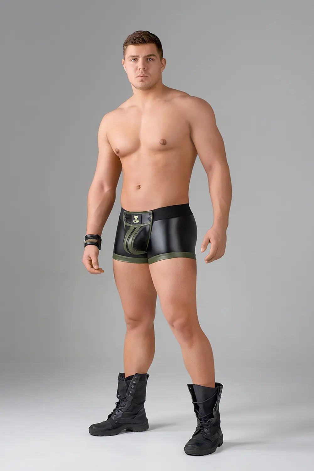 EnForce. Waist - high Codpiece Trunk shorts. Open Rear - Maskulo - MTR146-Y1 - Maskulo EU Global Online Store