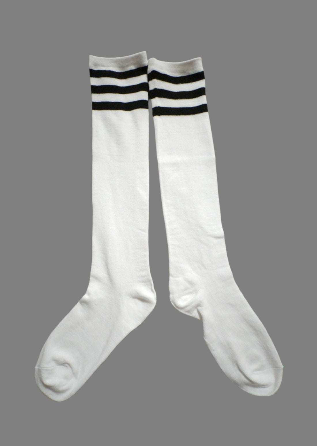Long Socks. White + Black Stripes - Maskulo - MSC124 - YX - Maskulo EU Global Online Store