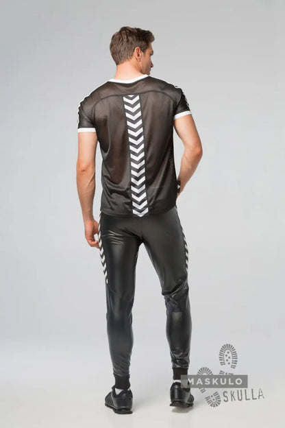 Skulla. Mesh T-Shirt. White - Maskulo - MTS114-Y1 - Maskulo EU Global Online Store