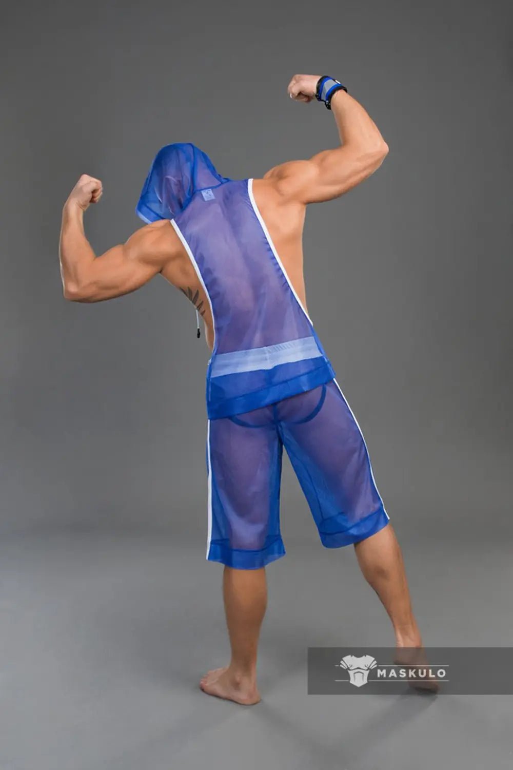 Youngero. Knee - Length Shorts. Regular Rear. Blue Royal - Maskulo - MSH226-Y1 - Maskulo EU Global Online Store