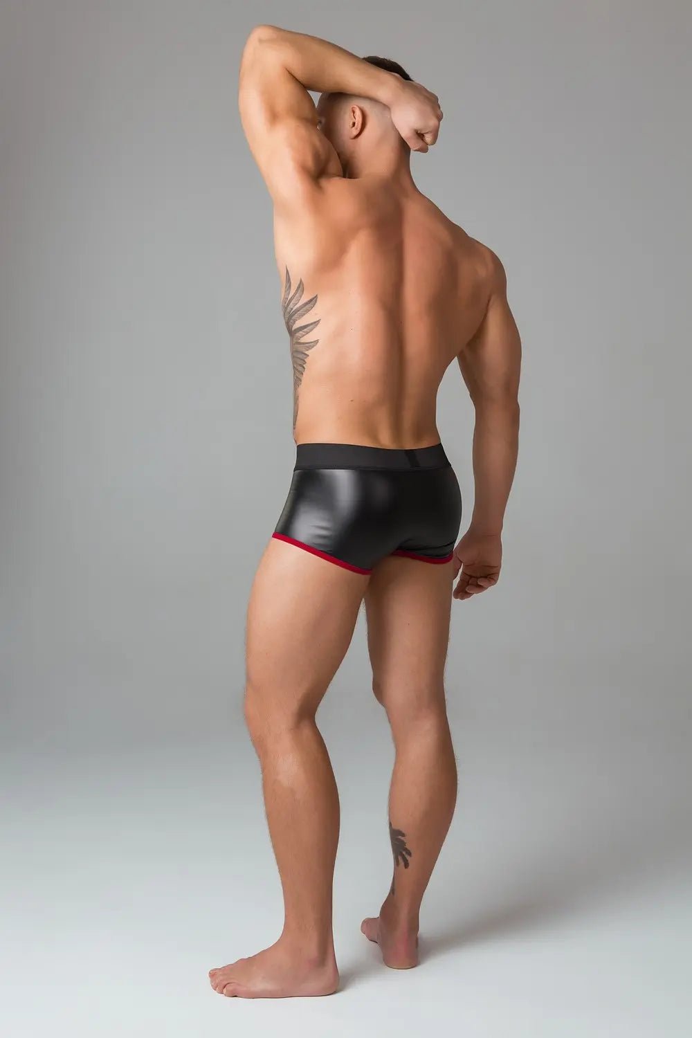 Youngero. Trunks. Mesh Codpiece. Regular Rear. Red - Maskulo - MTR121-Y1 - Maskulo EU Global Online Store